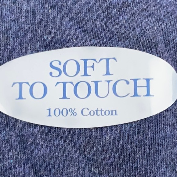 NWT Classic Elements soft cotton mock neck long sleeve tee, size L - Picture 4 of 5